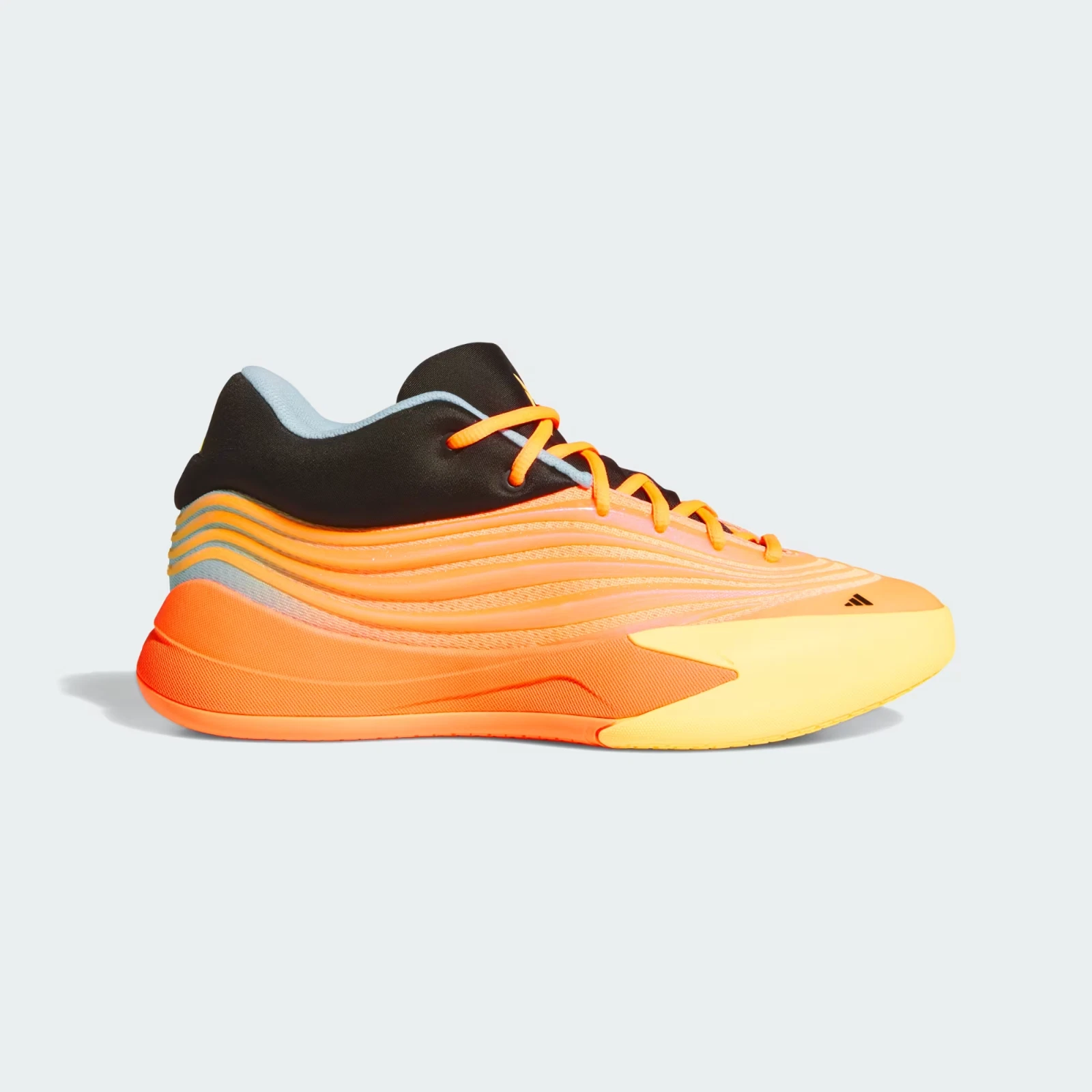 Adidas Basketball Dame X Low Shoes in Lucid Orange/Ice Tangerine/Icey Blue