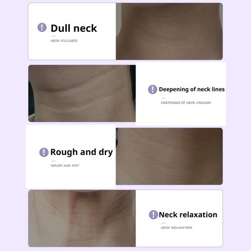 Mascarilla reafirmante antiarrugas para el cuello con péptido Maigoole 5 un./caja, hidratación hidratante - Imagen 13 de 15