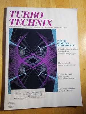 Turbo Technix Magazine 1988 Software Borland Programming Language Pascal Basic