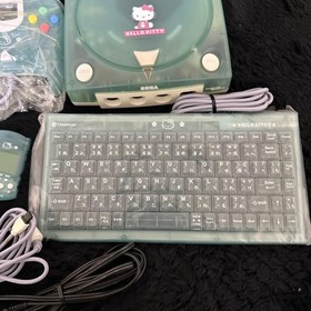 SEGA Dreamcast HELLO KITTY green Console retro game Sanrio kawaii