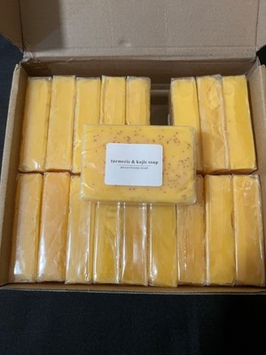 18 Bars TUMERIC & KOJIC Brightening Soap  Fade Hyperpigmentation & Dark Spots!
