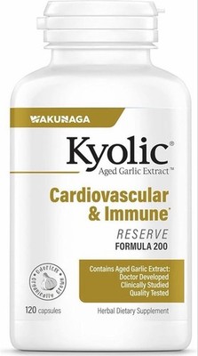 Kyolic Aged Garlic Extract Formula 200 Cardiovascular & Immune 120 Caps