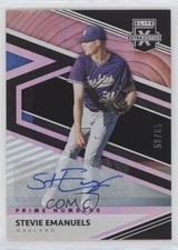 2020 Panini Elite Extra Edition 58/65 Stevie Emanuels #164 Auto qp4