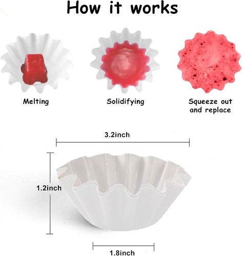 50 Wax Melt Warmer Liners for Scented Wax Melts Cubes or Candle Warmer Plate, Pl - Picture 3 of 7