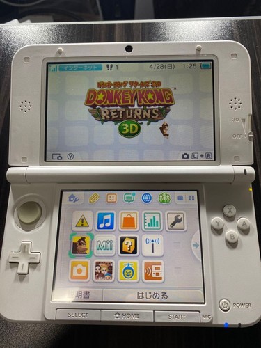 Nintendo 3DS XL LL Mario Weiß Limited Edition NTSC-J Region Locked Japan 067 - Bild 3 von 10
