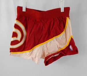 Atlanta Hawks Game Used Red Shorts Pacman DP104245