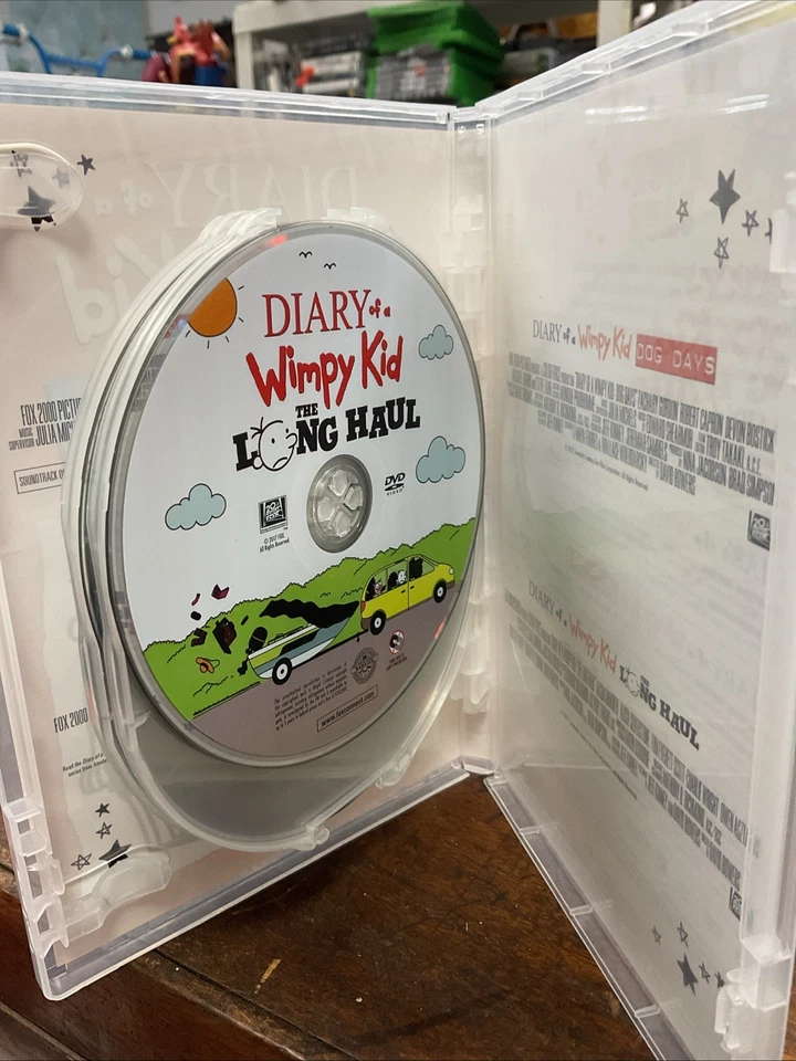 Diary of a Wimpy Kid 1 2 3 4 Pack Disc Set Rodrick Rules Dog Days Long Haul DVD - Image 2 of 4