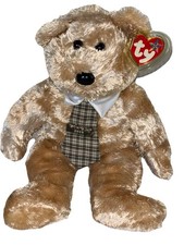 NEW Ty Large Plush Beanie Buddy- DAD-e the Bear 14" MWMT Fathers Day Gift Plush