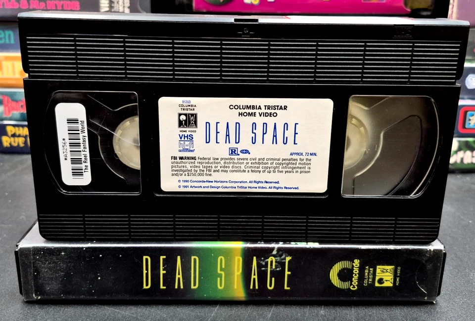 Dead Space VHS 1990 Horror Sci Fi Vintage Concorde Marc Singer VG - Image 3 of 4