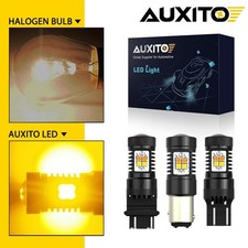 2x 3157 LED Turn Signal Lights DRL Switchback for Chevy Silverado 1500 1999-2013