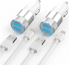 iPhone 14/13 Pro Max Car Charger, 36W 2-Port Fast USB C Charger Power... 