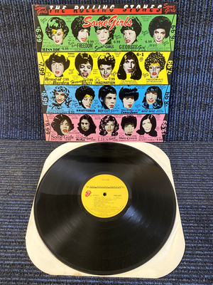 Rolling Stones Some Girls Vinyl LP (EX) Banned Cover Die-Cut STERLING 1st Press