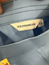 Vtg Women's Levi's NWT Bend Over Stretch Dress Pant Blue 14 1981 W-30