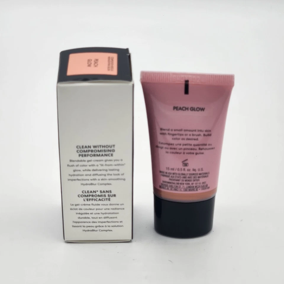 НОВЫЕ румяна BareMinerals Complexion Rescue Highlighting ПЕРСИКОВОЕ СВЕЧЕНИЕ 15 мл/0,5 унции - Изображение 4 из 4