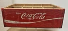 OLD VINTAGE 1972 COCA COLA Wooden Soda Pop Crate Carrier COKE Wood Box Case