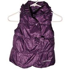 Chic Calvin Klein Little Girls Purple Puffer Vest Size 5
