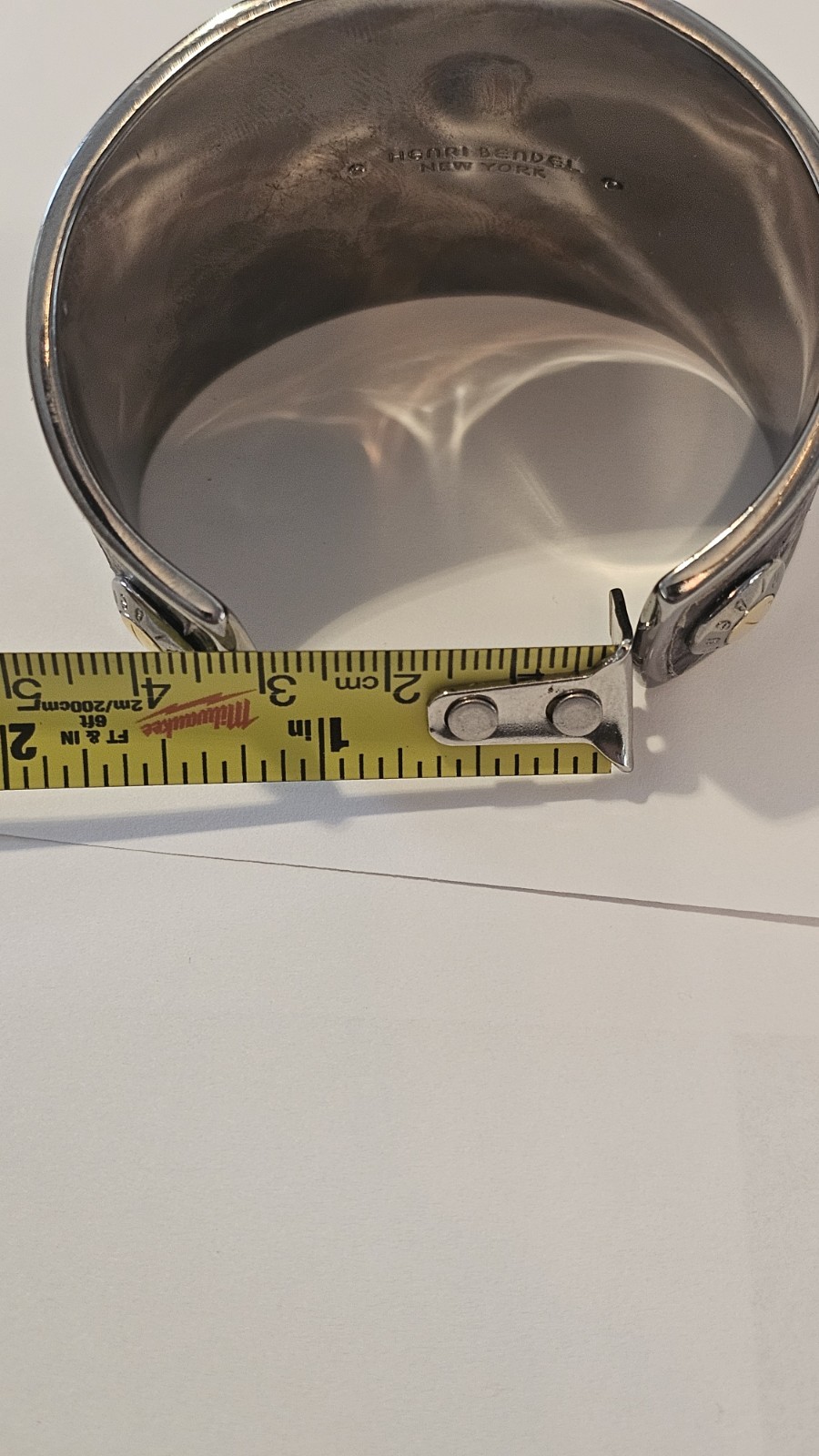 HENRY BENDEL Python Snake Skin Embossed Leather B… - image 10