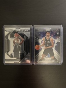 Victor Wembanyama - 2023-24 Prizm Deep Space #1 Rookie (RC) Spurs + Emergent