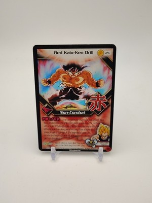 Dragon Ball Z CCG Red Kaio-Ken Drill 25 Kid Buu Saga Unlimited Common!