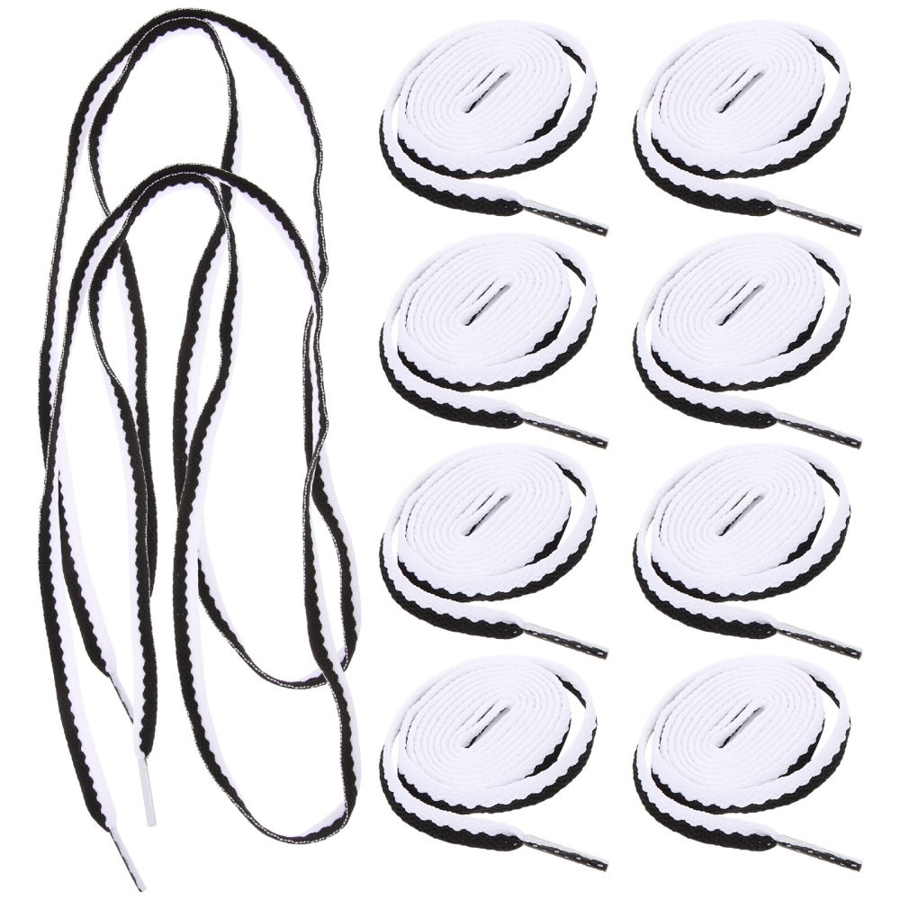 APL 10 pezzi lacci di ricambio in poliestere stringa per scarpe lacci decorativi casual
