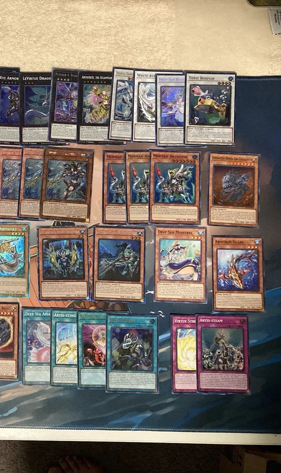 Yugioh Mermail Atlantean Deck Poseidra Abysspike Abyssrhine Squad Abyssgaios - Image 4 of 4