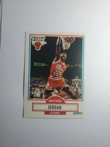1990 Fleer #26 Michael Jordan Error ( No Line On Back Of Card!)
