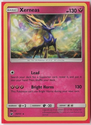 Xerneas Holo Rare SM - Crimson Invasion 73/111 LP