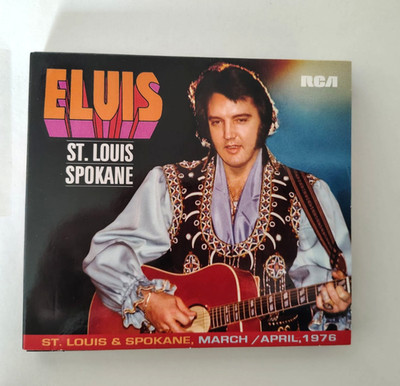 ELVIS PRESLEY ST. LOUIS SPOKANE 2 X CD CD CD 5'' KARTONIERT