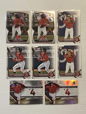 Bowman Marcelo Mayer Prospect Lot x2 Chrome 23' x4 Paper 22' x2 Inserts 23'