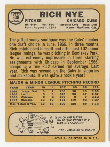 Set builders: 1968 Topps 300-399 VG/EX & better, FREE shipping - Picture 111 of 323