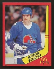 1982-83 McDonald's Sticker #10 Marian Stastny
