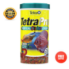 Tetrapro Tropical Color Crisps, Fish Food With Natural Color Enhancers