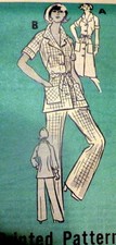 LOVELY VTG 1970s DRESS PANTS Sewing Pattern 16/38