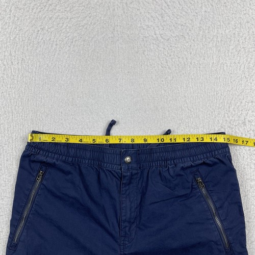 Polo Ralph Lauren Pants Boys XL Blue Jogger Zip Pockets Preppy School Travel - Picture 8 of 15
