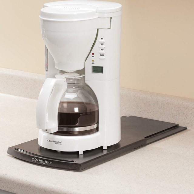 Pull Out Appliance Sliding Shelf Caddy Kitchen Counter Space