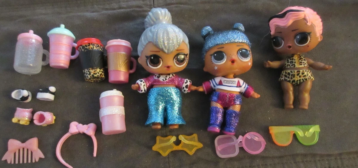 3 LOL Surprise dolls MGA ENTERTAINMENT 3 dolls and accessories