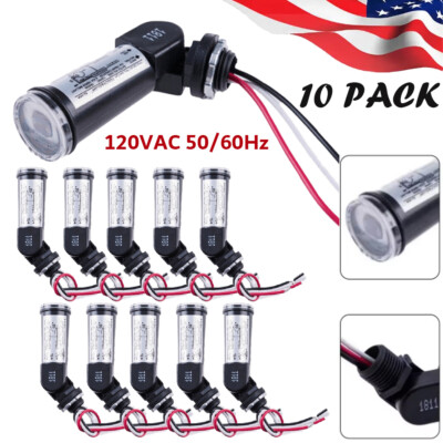 10pcs LED Control Photocell Sensor Dusk To Dawn Outdoor Swivel Photo Cell Light