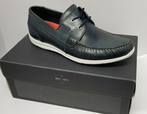 rockport navy blue shoes