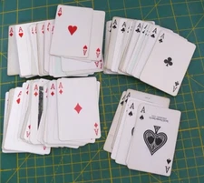 Vintage lot of  118 ACE Single Swap  Playing Cards LOT# 216