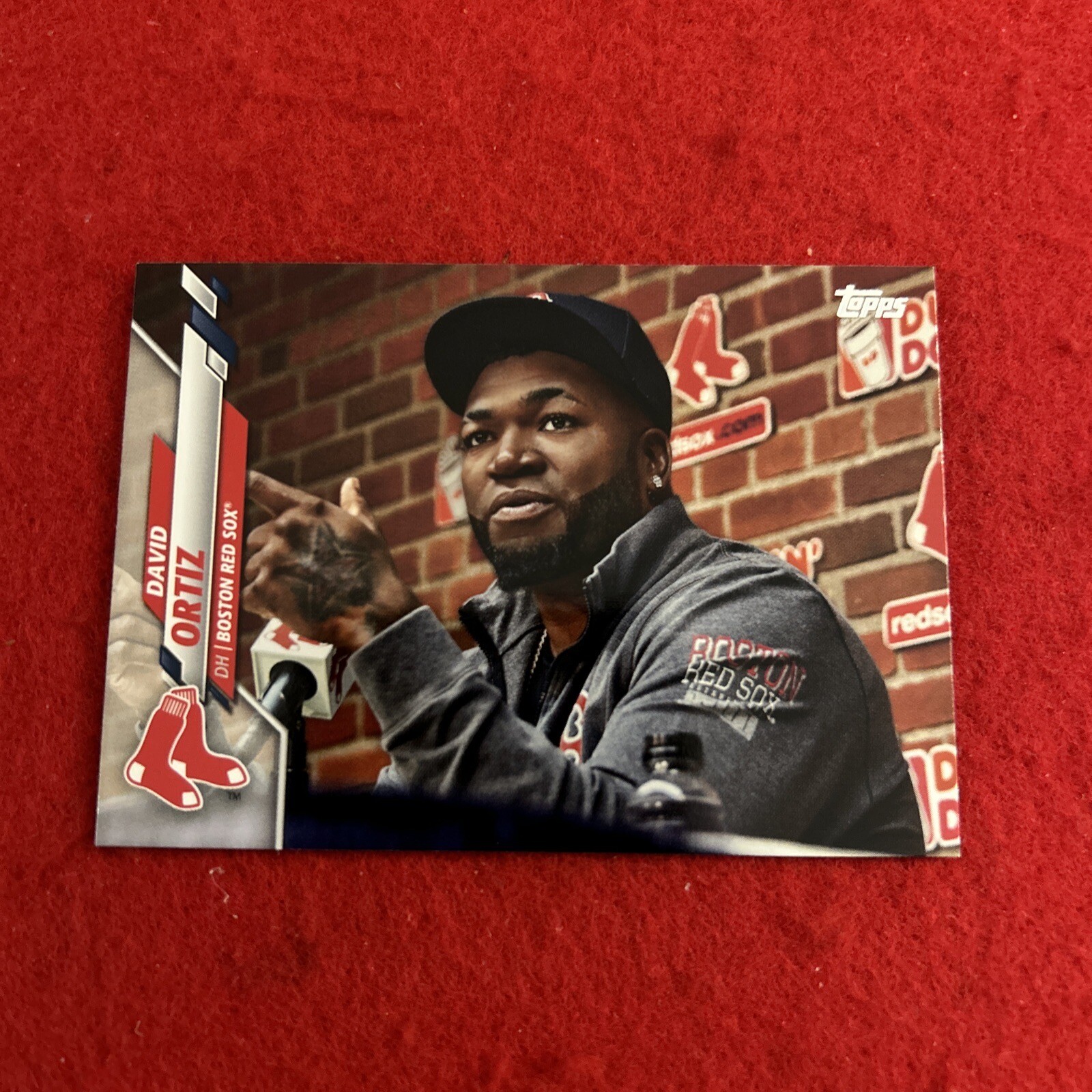 2020 David Ortiz Topps Update Series Photo Variation SP #U-124