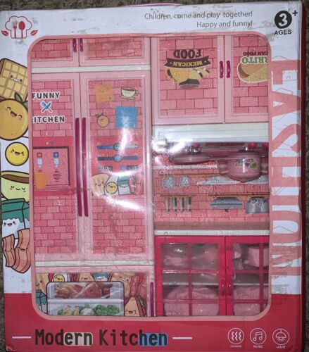 Barbie Size Doll Kitchen Furniture Set New In Box