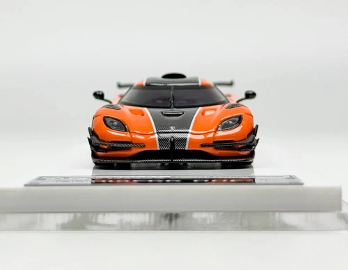Modellino sportivo LMLF 1:64 Orange One 1 Super Racing auto in metallo pressofuso - Foto 6 di 12