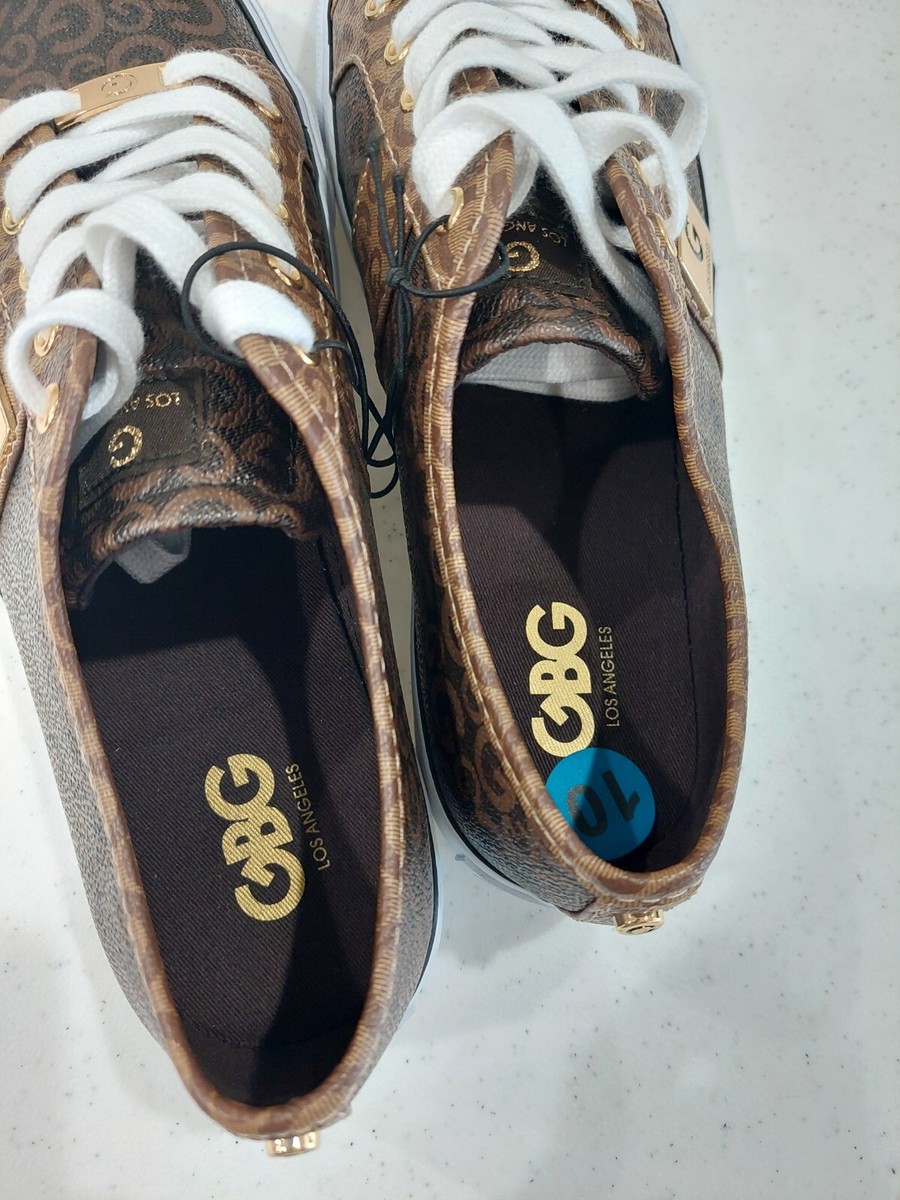 NEW GBG Los Angeles Shoes Womens Size 10 M All Over Logo