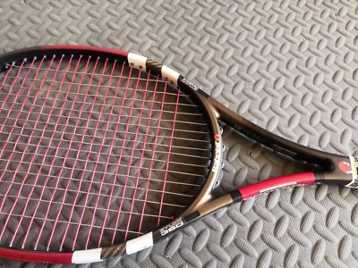 Babolat pure control plus 27.5 zylon 98 head 4 1/4 grip 8/10