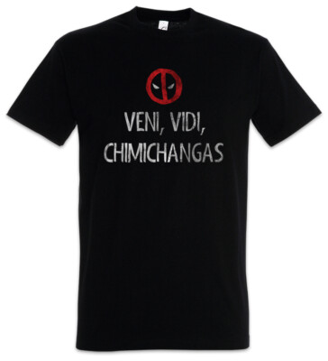 Veni Vidi Chimichangas T-Shirt Spanish Spain Deadpool Fun Food