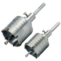 Bohrkrone Dosenbohrer Set 65Mm + 80Mm Dosensenker LochsäGe Sds-Plus + Hex Bohrer