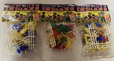 Vintage Tim Mee Processed Plastic Cowboys & Indians lot 1:32 Scale # 12340