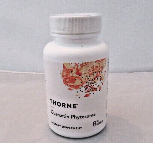 Thorne Research Quercetin Phytosome Dietary Supplement 60 Capsules Exp 04/2025