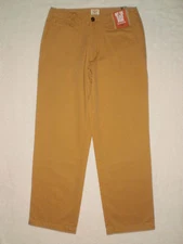 Dockers Off The Clock Khaki Straight Fit D2 Mens Mustard Chino Pants New $58