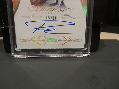 Panini Flawless Gold On Card Autograph Seahawks Russell Wilson 05